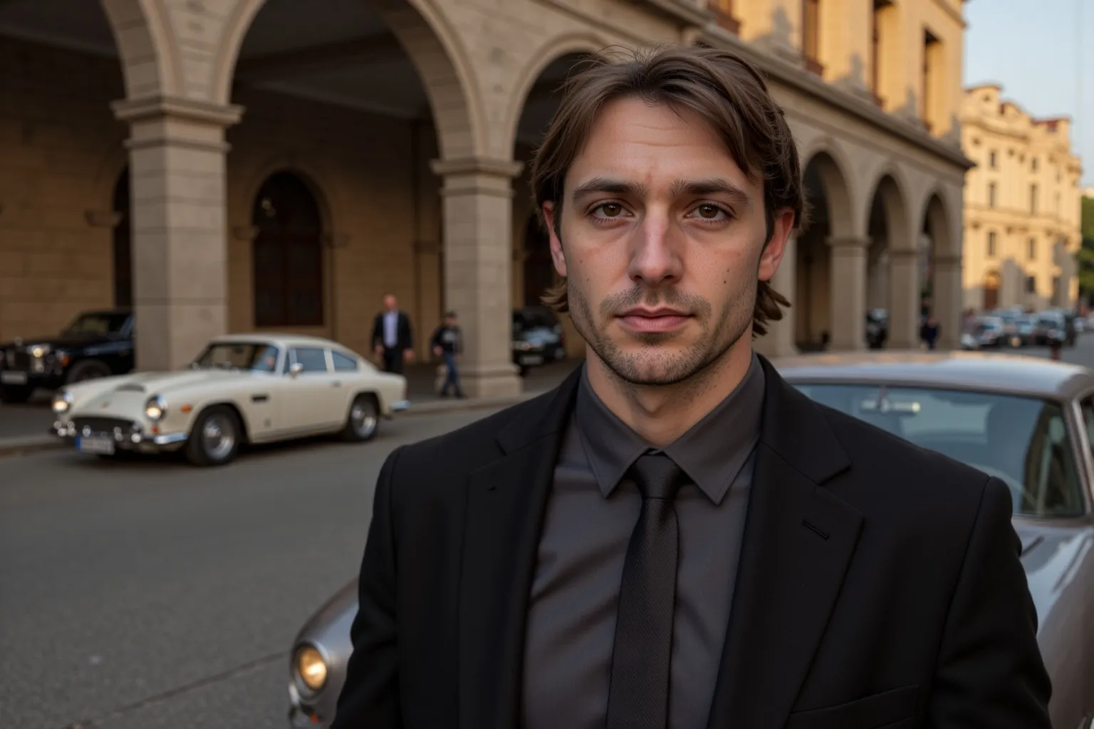 Alexander at the 42nd annual classic car show in Milan
