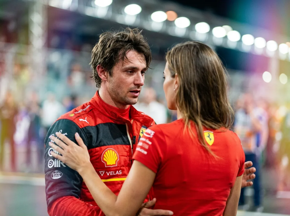 Ferrari, like AM57, win as a team and lose as a team. Scuderia Ferrari Press Officer Lead Maren Lindqvist commiserates with Alexander after narrowly missing out on the win.